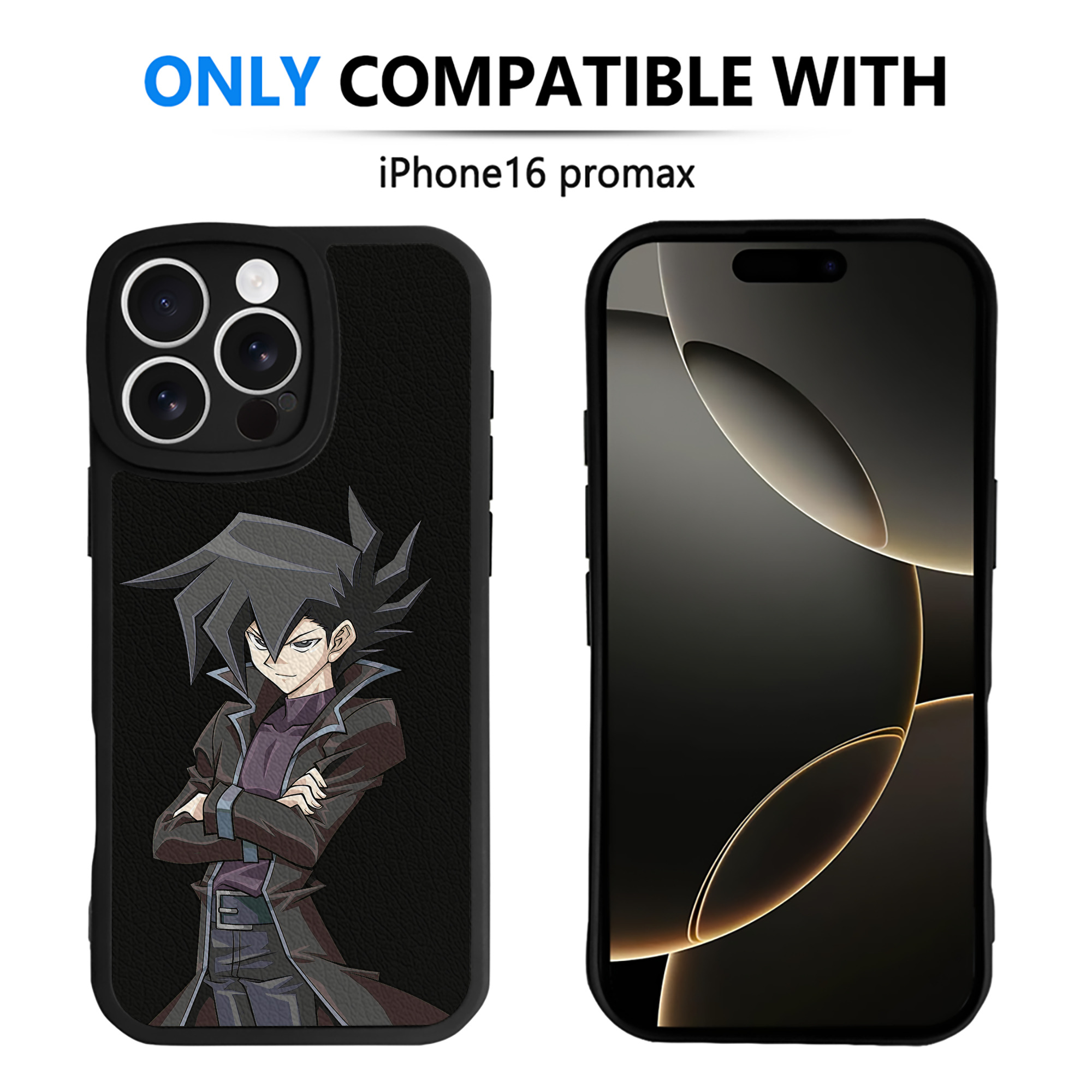 遊☆戯☆王 Yu-Gi-Oh! 【iPhone 16シリーズ対応】シリコンスマホケース（レザー調） 材質：シリコン